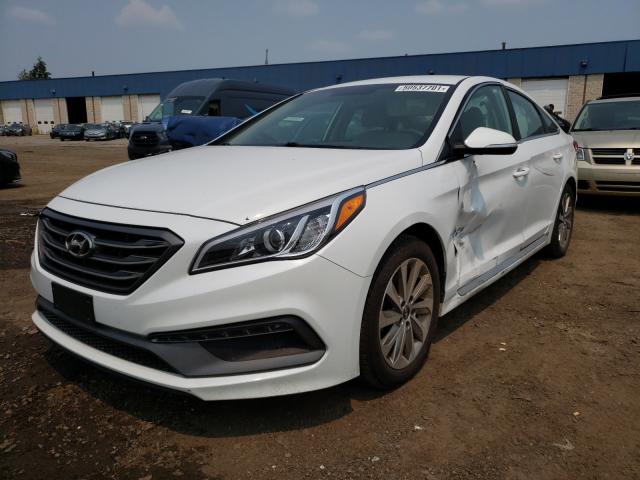 Photo 1 VIN: 5NPE34AF3FH065640 - HYUNDAI SONATA SPO 