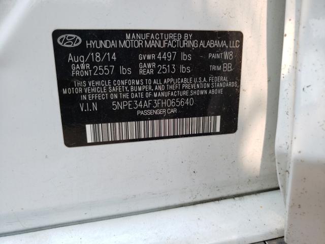 Photo 9 VIN: 5NPE34AF3FH065640 - HYUNDAI SONATA SPO 