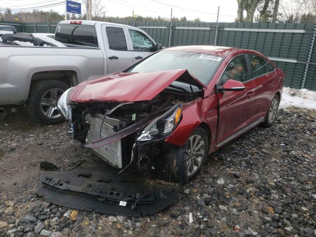 Photo 1 VIN: 5NPE34AF3FH075018 - HYUNDAI SONATA SPO 