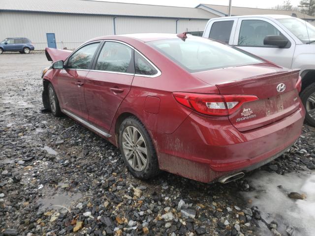 Photo 2 VIN: 5NPE34AF3FH075018 - HYUNDAI SONATA SPO 