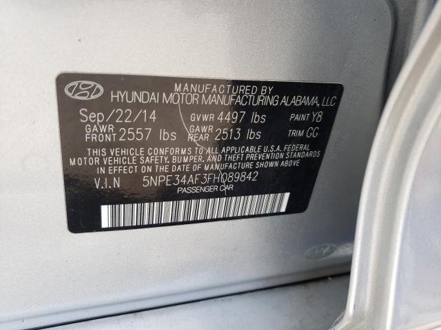 Photo 9 VIN: 5NPE34AF3FH089842 - HYUNDAI SONATA SPO 