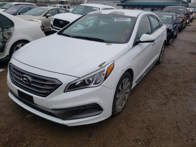 Photo 1 VIN: 5NPE34AF3FH090618 - HYUNDAI SONATA SPO 