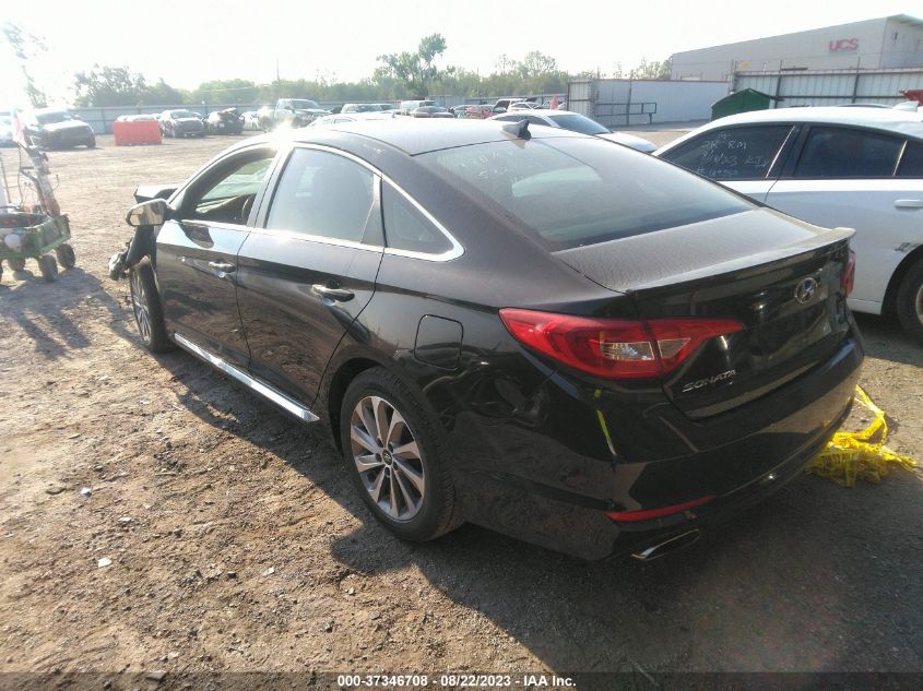 Photo 2 VIN: 5NPE34AF3FH091767 - HYUNDAI SONATA 