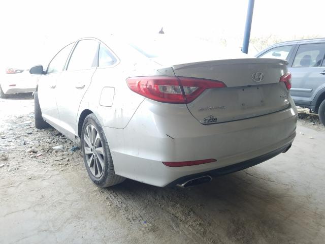 Photo 2 VIN: 5NPE34AF3FH091977 - HYUNDAI SONATA SPO 