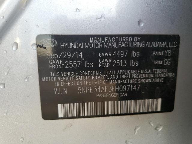 Photo 12 VIN: 5NPE34AF3FH097147 - HYUNDAI SONATA SPO 