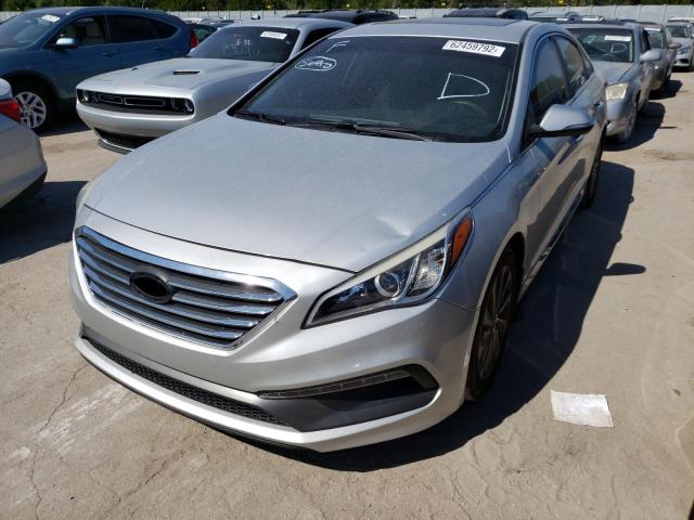 Photo 1 VIN: 5NPE34AF3FH100161 - HYUNDAI SONATA SPO 