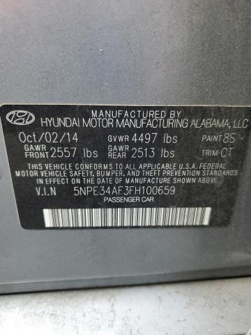 Photo 11 VIN: 5NPE34AF3FH100659 - HYUNDAI SONATA SPO 