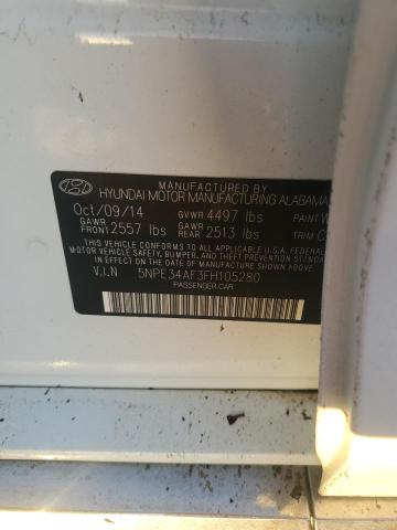 Photo 12 VIN: 5NPE34AF3FH105280 - HYUNDAI SONATA SPO 