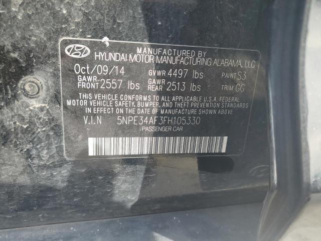 Photo 11 VIN: 5NPE34AF3FH105330 - HYUNDAI SONATA SPO 