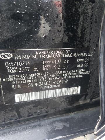 Photo 11 VIN: 5NPE34AF3FH106252 - HYUNDAI SONATA 