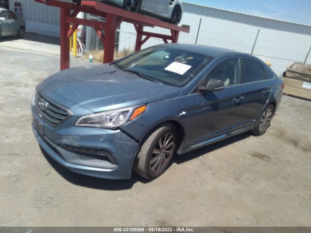 Photo 1 VIN: 5NPE34AF3FH107398 - HYUNDAI SONATA 