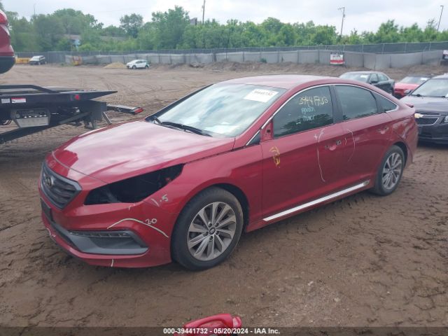 Photo 1 VIN: 5NPE34AF3FH125741 - HYUNDAI SONATA 