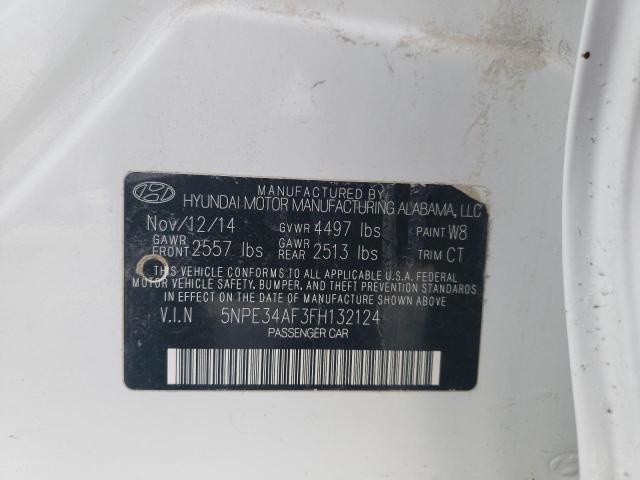 Photo 12 VIN: 5NPE34AF3FH132124 - HYUNDAI SONATA SPO 