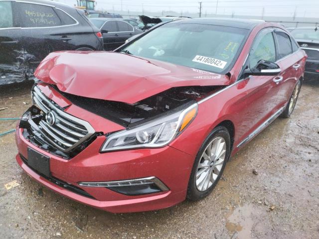 Photo 1 VIN: 5NPE34AF3FH160330 - HYUNDAI SONATA SPO 