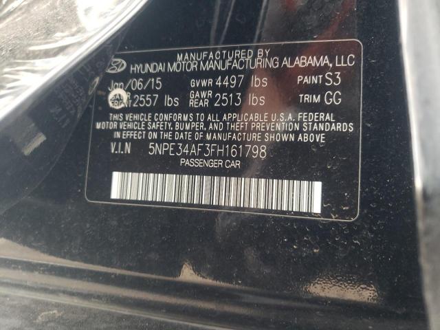 Photo 9 VIN: 5NPE34AF3FH161798 - HYUNDAI SONATA SPO 