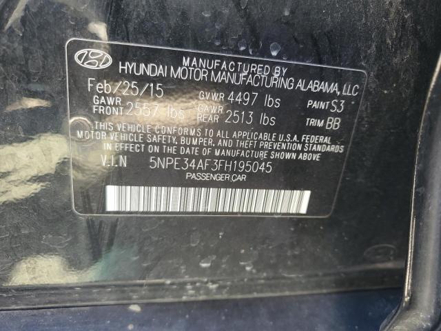 Photo 11 VIN: 5NPE34AF3FH195045 - HYUNDAI SONATA SPO 