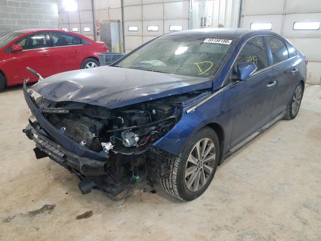 Photo 1 VIN: 5NPE34AF3FH214225 - HYUNDAI SONATA 