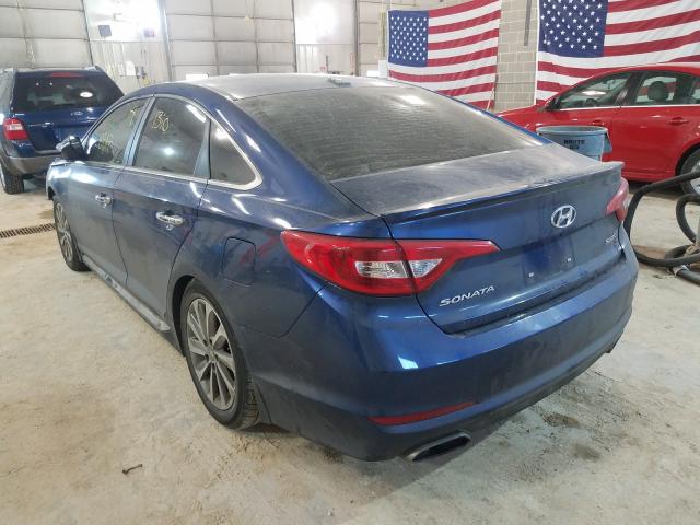 Photo 2 VIN: 5NPE34AF3FH214225 - HYUNDAI SONATA 