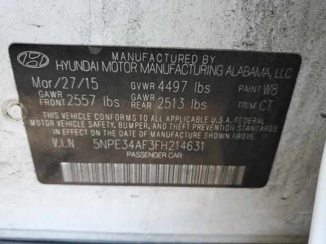 Photo 11 VIN: 5NPE34AF3FH214631 - HYUNDAI SONATA 