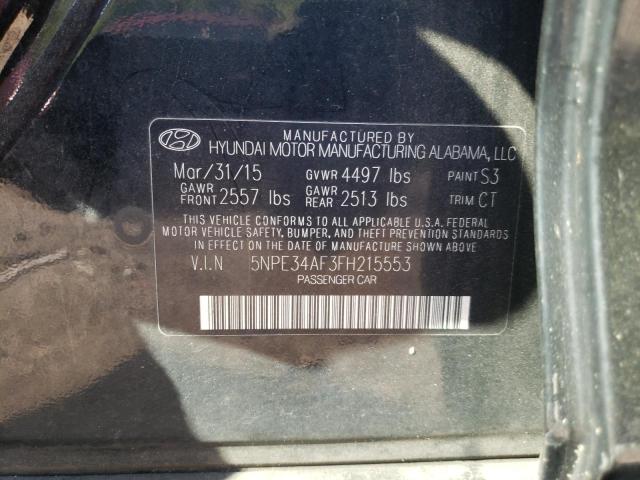 Photo 9 VIN: 5NPE34AF3FH215553 - HYUNDAI SONATA SPO 