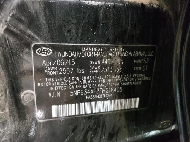 Photo 9 VIN: 5NPE34AF3FH218405 - HYUNDAI SONATA SPO 