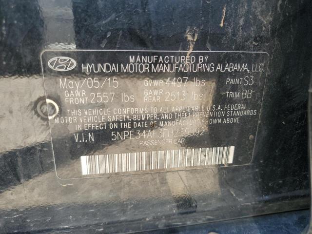 Photo 11 VIN: 5NPE34AF3FH235592 - HYUNDAI SONATA SPO 