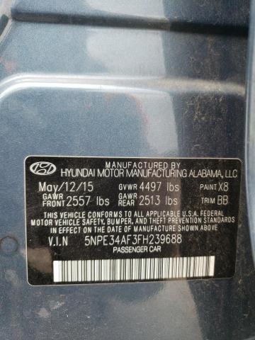 Photo 11 VIN: 5NPE34AF3FH239688 - HYUNDAI SONATA SPO 