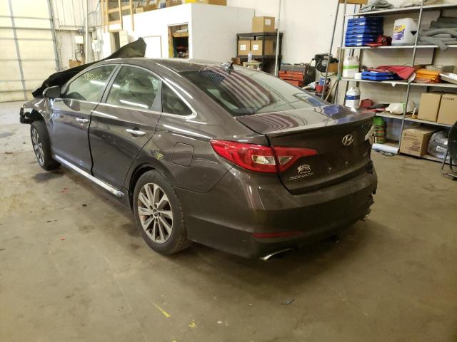 Photo 2 VIN: 5NPE34AF3FH241313 - HYUNDAI SONATA SPO 