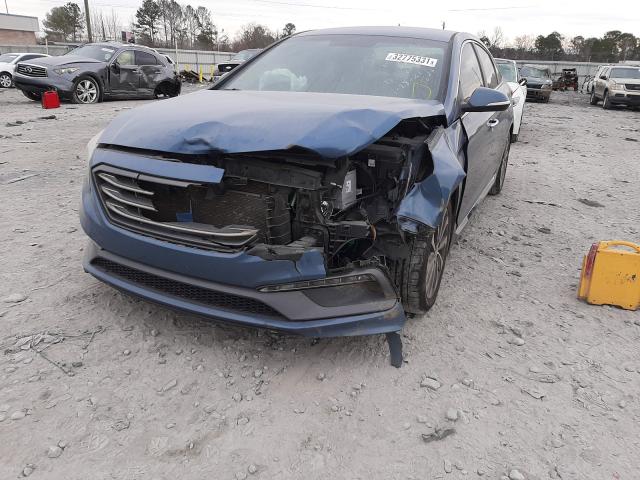 Photo 1 VIN: 5NPE34AF3FH244857 - HYUNDAI SONATA SPO 