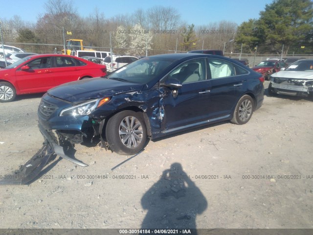 Photo 1 VIN: 5NPE34AF3FH246785 - HYUNDAI SONATA 