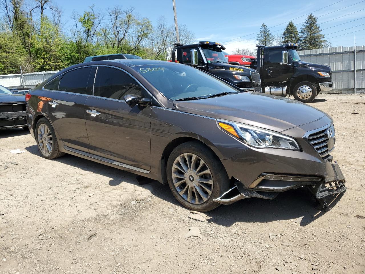 Photo 3 VIN: 5NPE34AF3FH255809 - HYUNDAI SONATA 