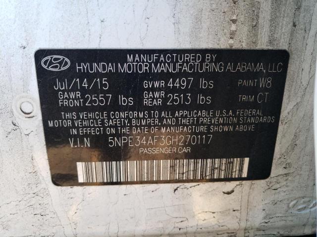 Photo 11 VIN: 5NPE34AF3GH270117 - HYUNDAI SONATA 