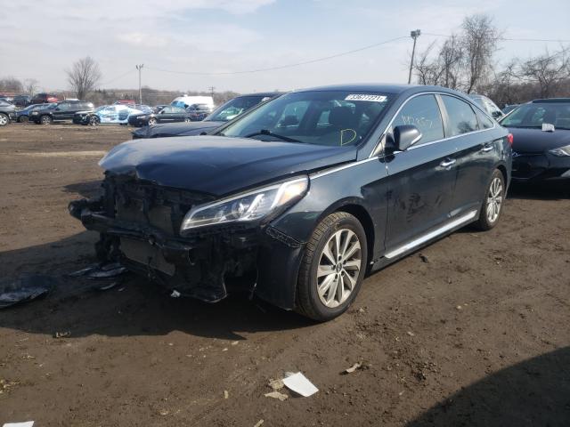 Photo 1 VIN: 5NPE34AF3GH284664 - HYUNDAI SONATA SPO 