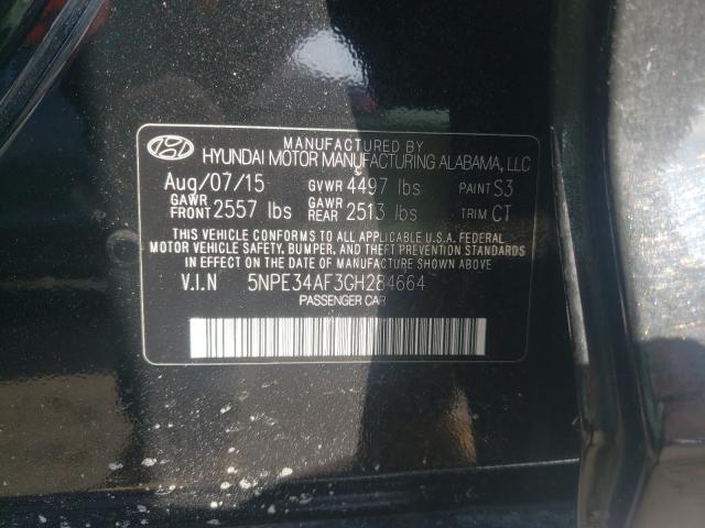 Photo 9 VIN: 5NPE34AF3GH284664 - HYUNDAI SONATA SPO 