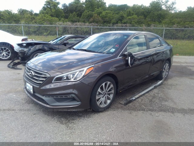 Photo 1 VIN: 5NPE34AF3GH286396 - HYUNDAI SONATA 