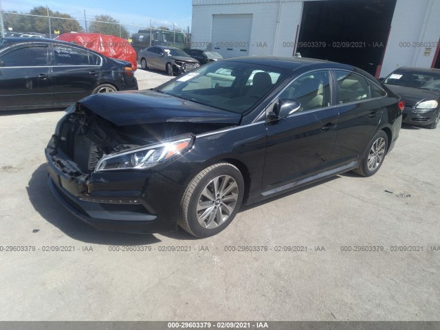 Photo 1 VIN: 5NPE34AF3GH309644 - HYUNDAI SONATA 