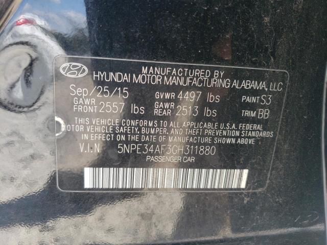 Photo 11 VIN: 5NPE34AF3GH311880 - HYUNDAI SONATA SPO 