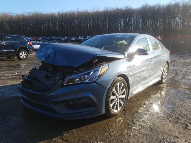 Photo 1 VIN: 5NPE34AF3GH313760 - HYUNDAI SONATA SPO 