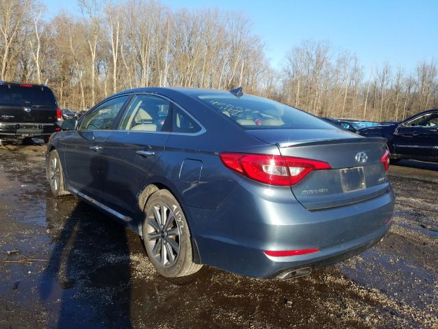 Photo 2 VIN: 5NPE34AF3GH313760 - HYUNDAI SONATA SPO 