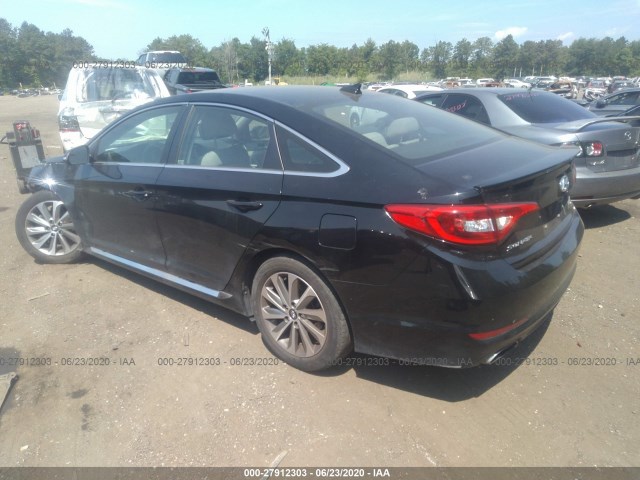 Photo 2 VIN: 5NPE34AF3GH315153 - HYUNDAI SONATA 