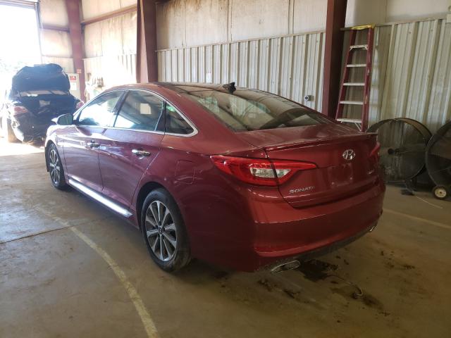 Photo 2 VIN: 5NPE34AF3GH316044 - HYUNDAI SONATA SPO 