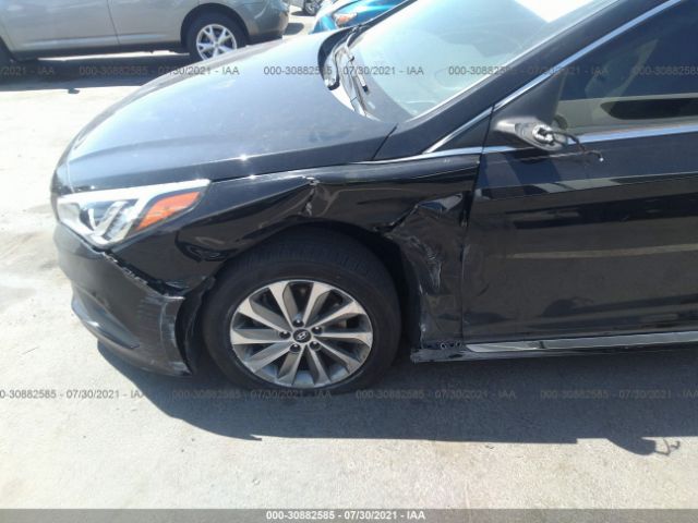 Photo 5 VIN: 5NPE34AF3GH325004 - HYUNDAI SONATA 