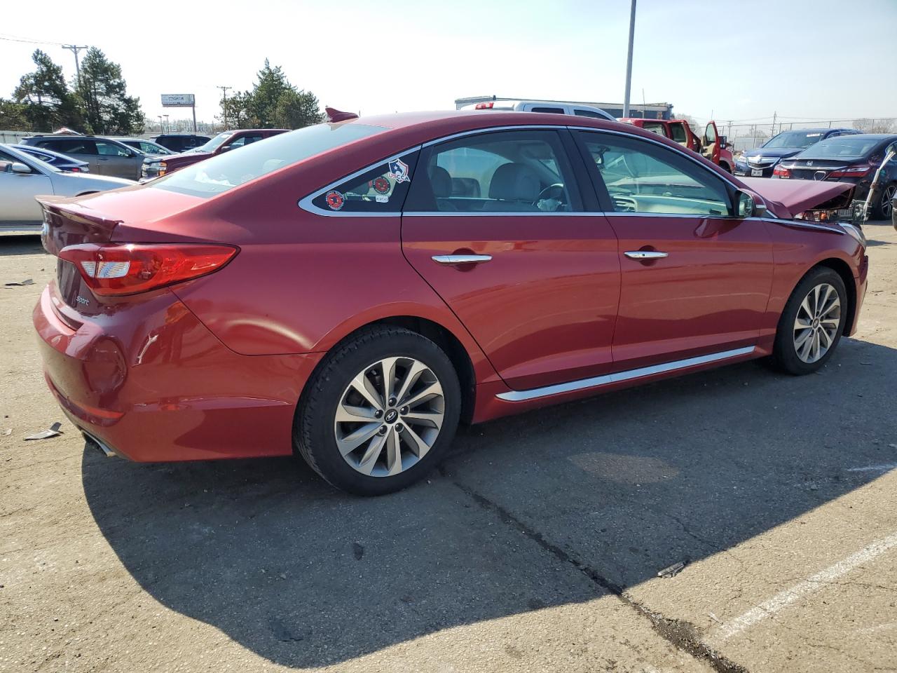 Photo 2 VIN: 5NPE34AF3GH352056 - HYUNDAI SONATA 