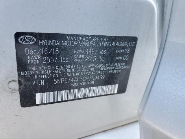 Photo 12 VIN: 5NPE34AF3GH369469 - HYUNDAI SONATA SPO 