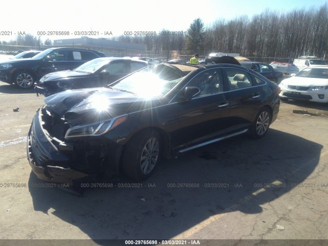 Photo 1 VIN: 5NPE34AF3GH377670 - HYUNDAI SONATA 