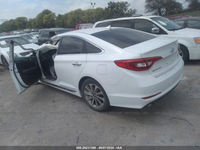 Photo 2 VIN: 5NPE34AF3GH390614 - HYUNDAI SONATA 