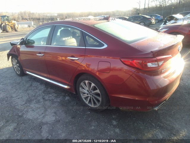 Photo 2 VIN: 5NPE34AF3GH401661 - HYUNDAI SONATA 