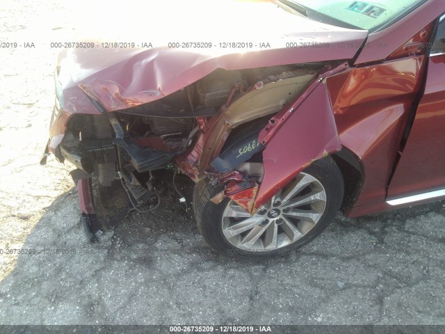 Photo 5 VIN: 5NPE34AF3GH401661 - HYUNDAI SONATA 