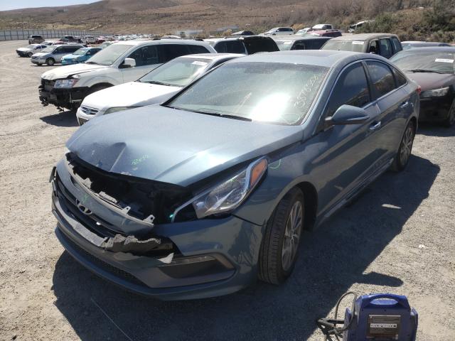 Photo 1 VIN: 5NPE34AF3GH409548 - HYUNDAI SONATA SPO 