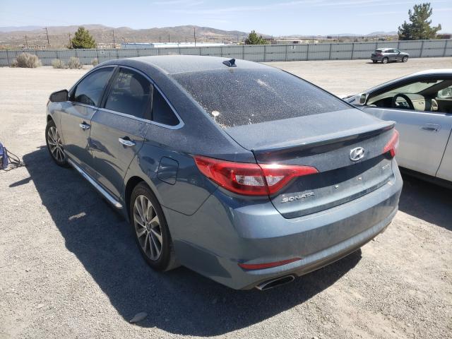 Photo 2 VIN: 5NPE34AF3GH409548 - HYUNDAI SONATA SPO 